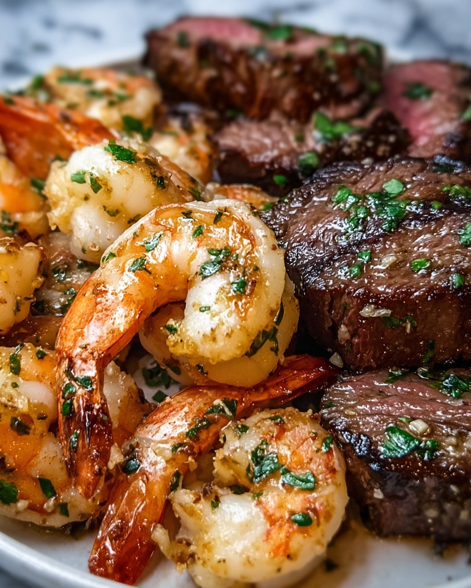 Steak and Shrimp Scampi Recipe - Recipe Image