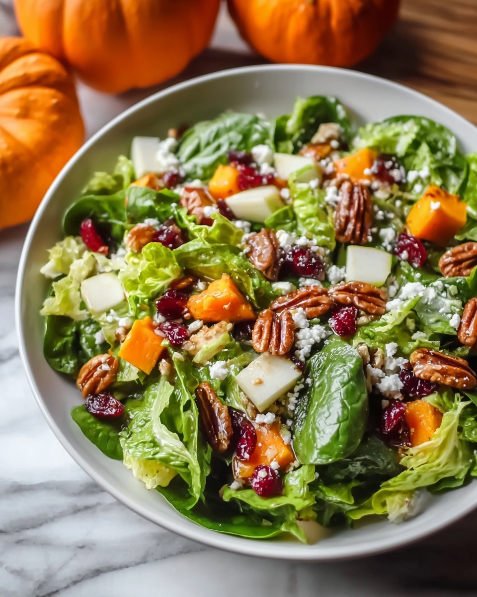 Fall Harvest Salad with Roasted Butternut Squash and Pomegranate Recipe - Recipe Image