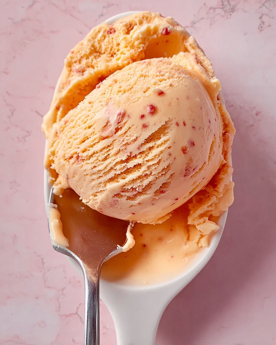 The Best Peach Sorbet Without Ice Cream Maker Recipe - Recipe Image