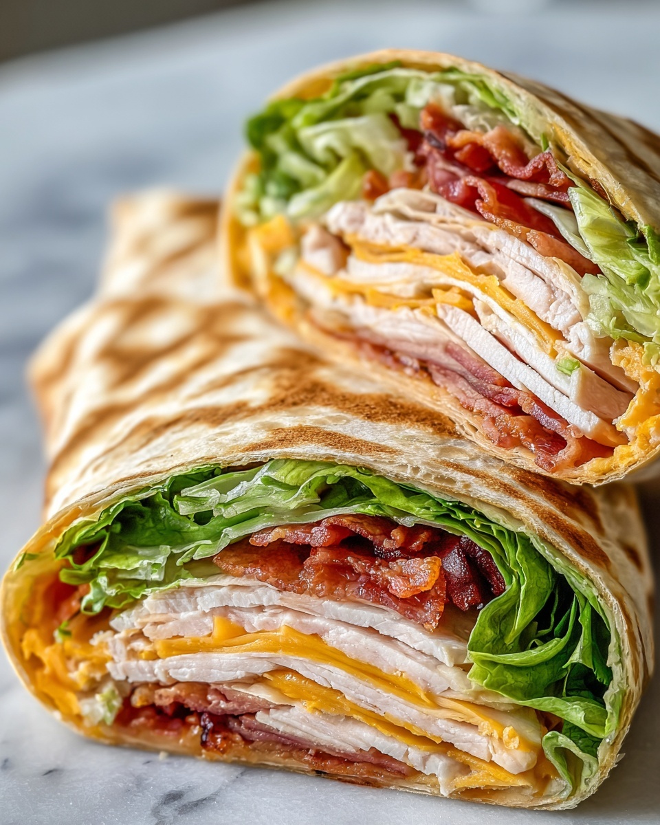 Turkey Ranch Club Wraps Recipe - Recipe Image