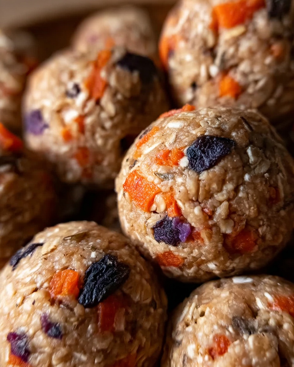 Blueberry, Strawberry, and Carrot Balls for Dogs Recipe - Recipe Image