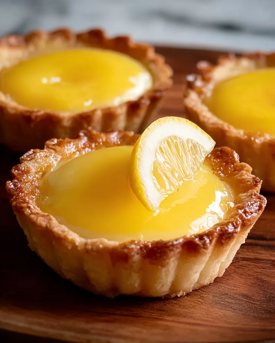 Lemon Curd Tartlets with Fresh Berries and Mint Recipe - Recipe Image