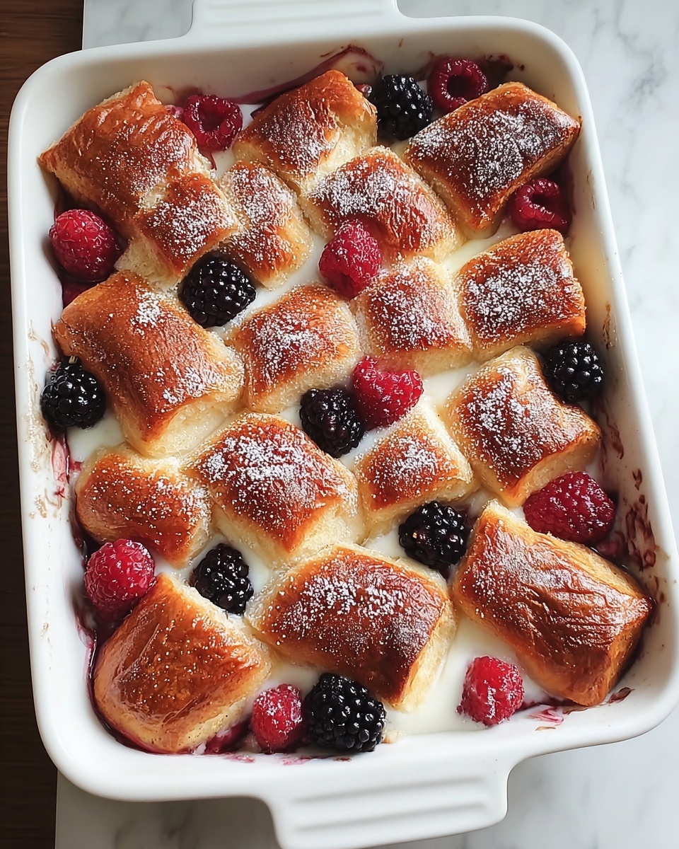 Berry Croissant Bake Recipe - Recipe Image