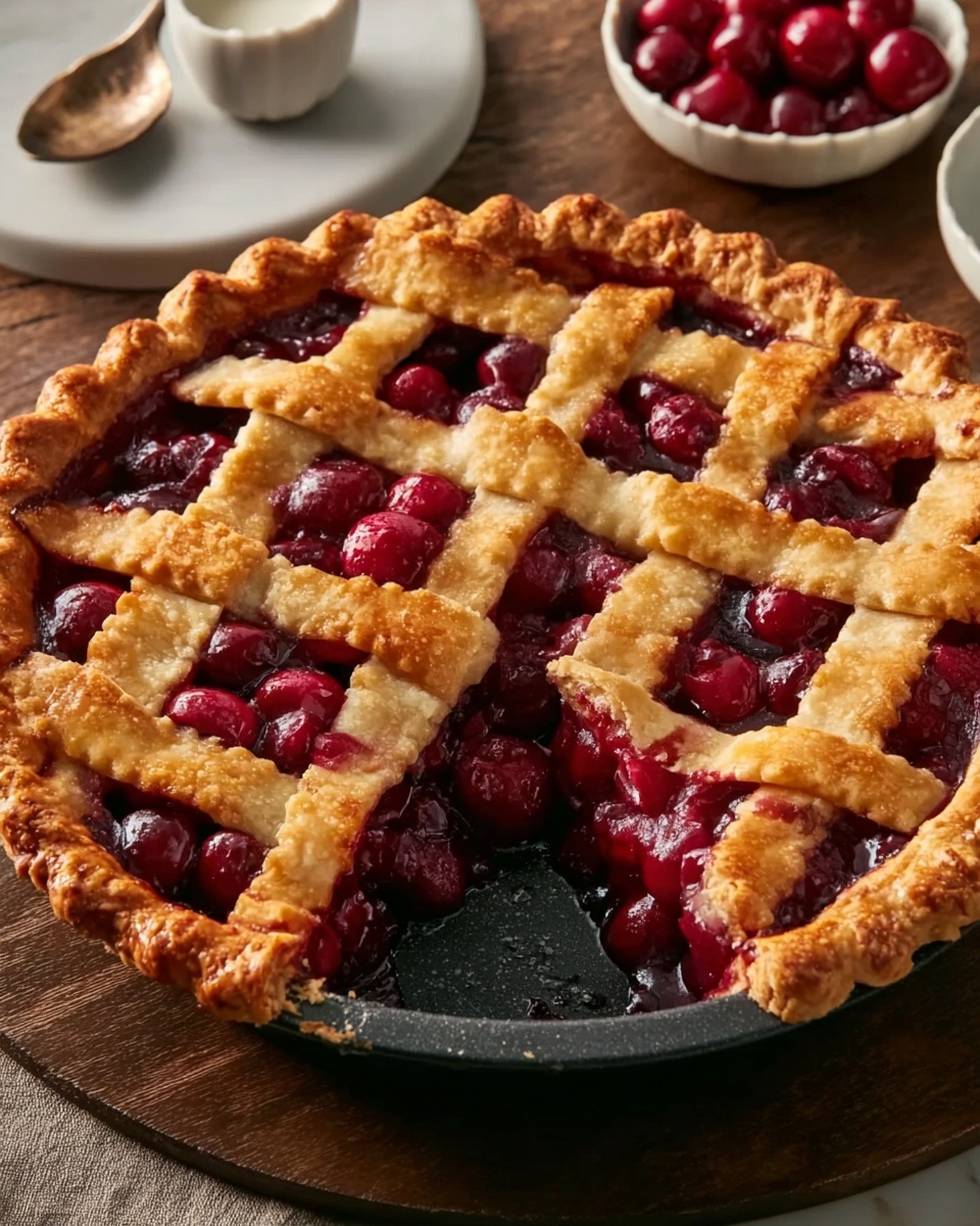 Braided Cranberry-Orange Pie Recipe - Recipe Image