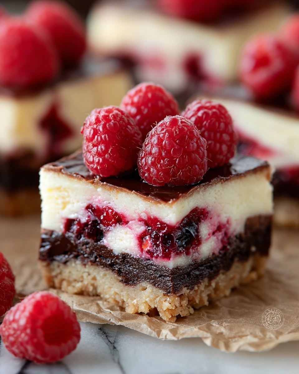 Raspberry Cheesecake Bars Recipe - Recipe Image