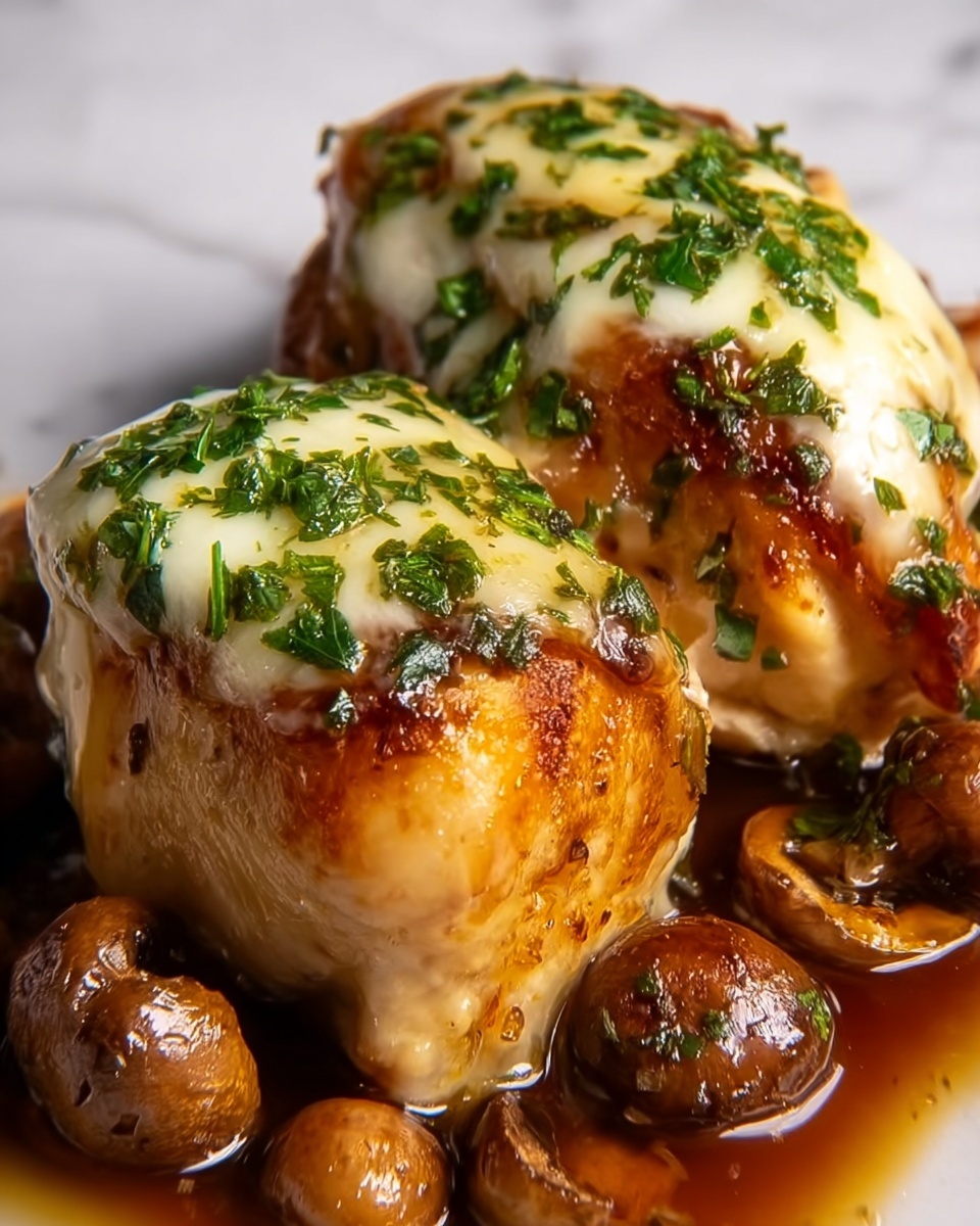 Healthy Mushroom Stuffed Chicken Breast Recipe - Recipe Image