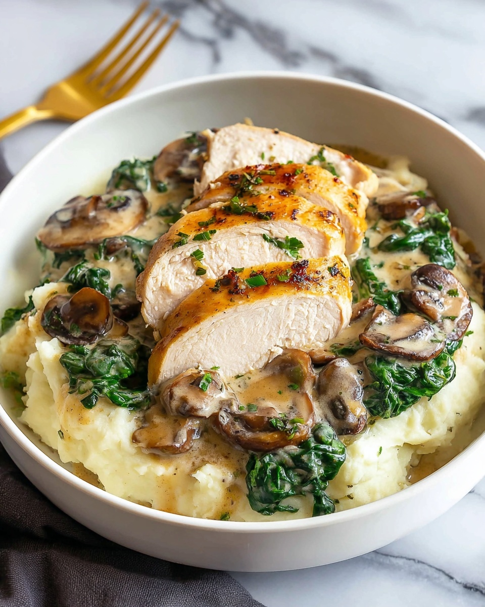 Creamy Chicken Florentine Skillet Recipe - Recipe Image