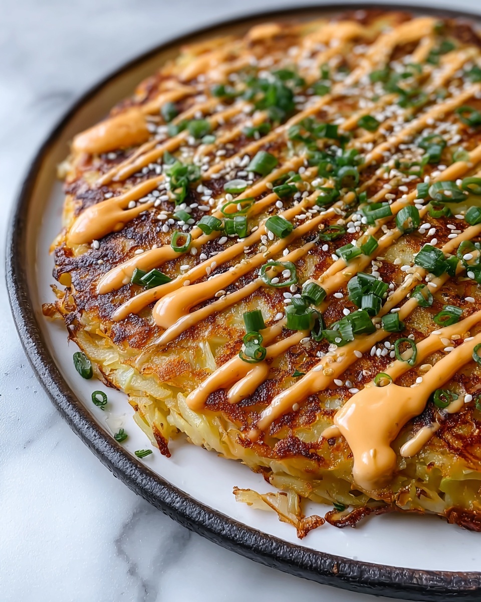 Savory Cabbage Pancakes Recipe - Recipe Image