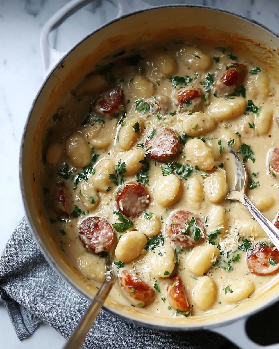 Creamy One-Pot Sausage Gnocchi: A Comforting, Hearty Meal Recipe - Recipe Image