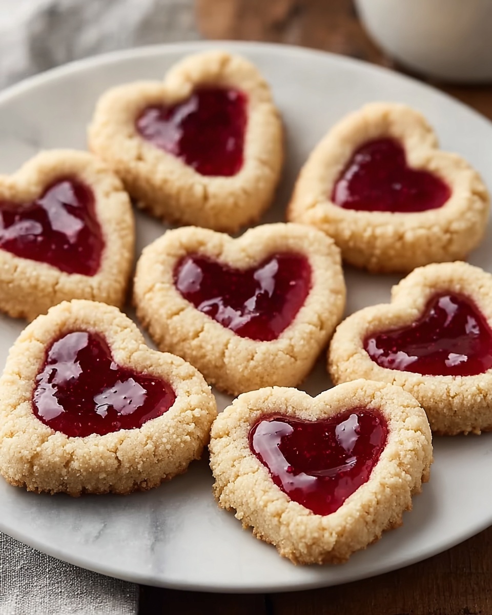 Heart Jam Cookies Recipe - Recipe Image