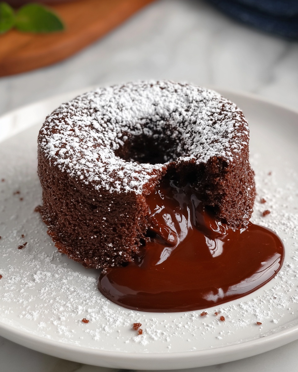Protein Lava Cake (Gluten Free, Low Sugar) Recipe - Recipe Image