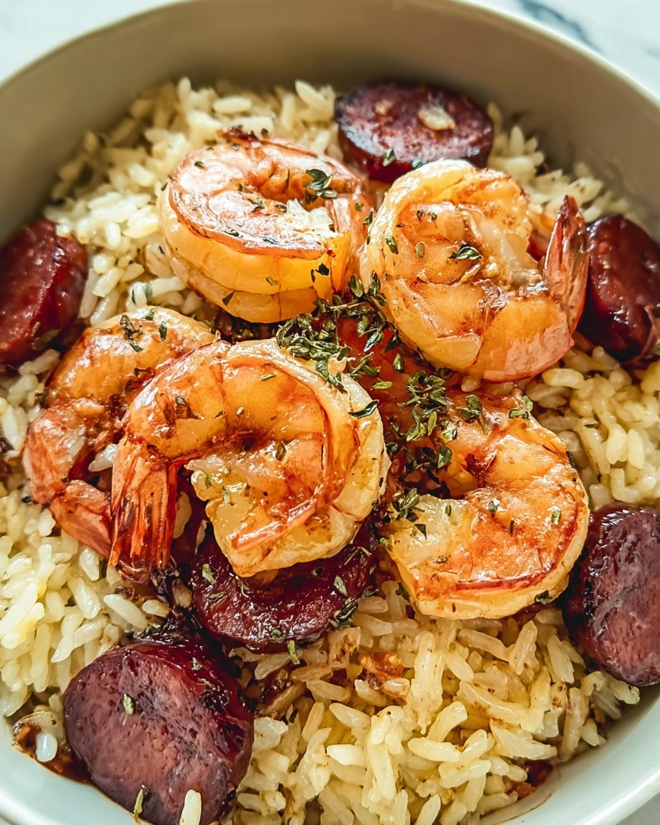 Quick One-Pot Seafood Rice Recipe - Recipe Image