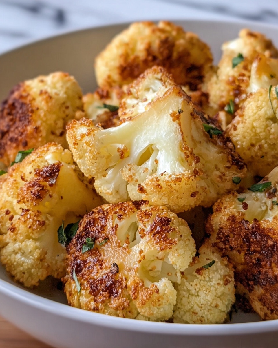 Roasted Parmesan Cauliflower Bites Recipe - Recipe Image