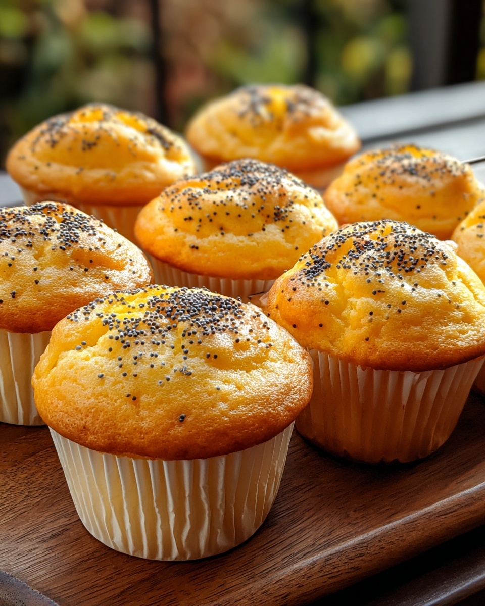 Homemade Lemon Poppyseed Muffins Recipe - Recipe Image