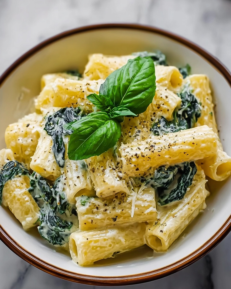 Lemon Ricotta Pasta with Spinach Recipe - Recipe Image