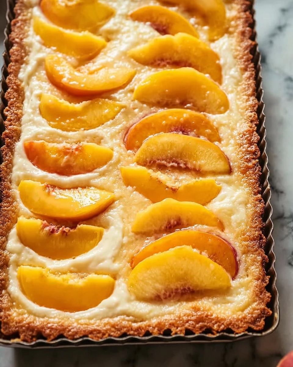 Peaches and Cream Cheese Swirl Loaf Recipe - Recipe Image