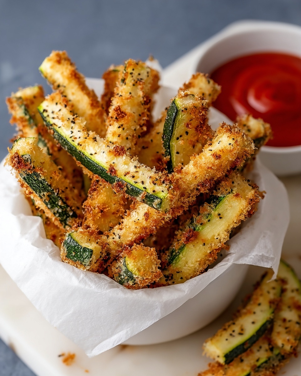 Air Fryer Zucchini Fries Recipe - Recipe Image