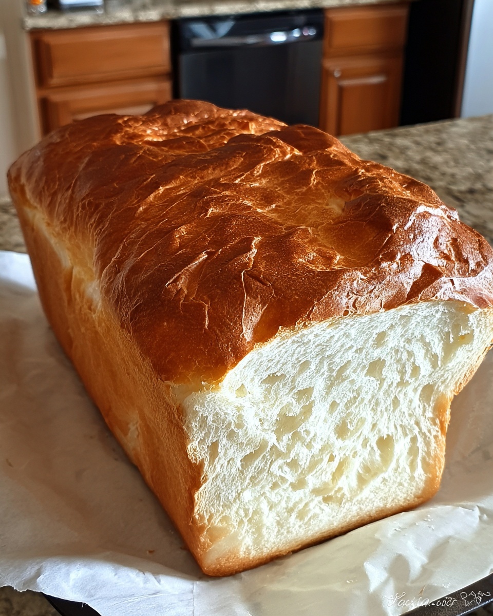 Easy Homemade White Bread Recipe - Recipe Image