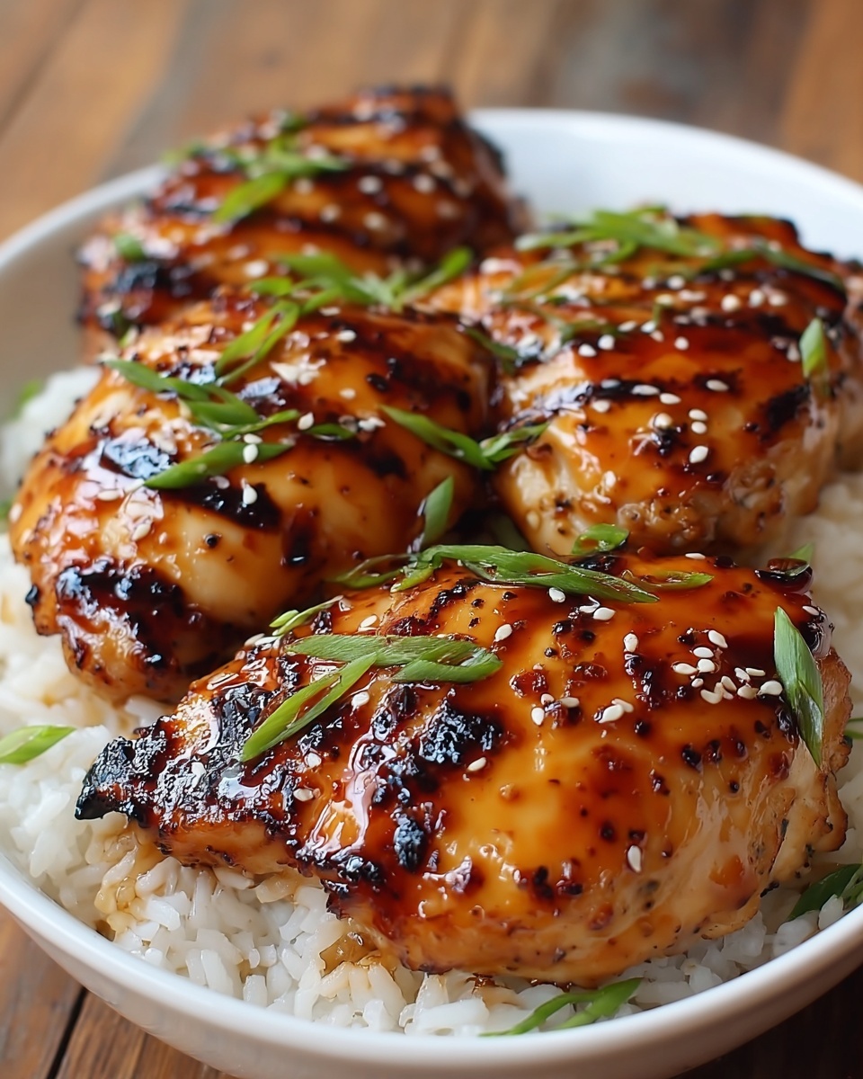 Sweet and Spicy Sticky Chicken Recipe - Recipe Image