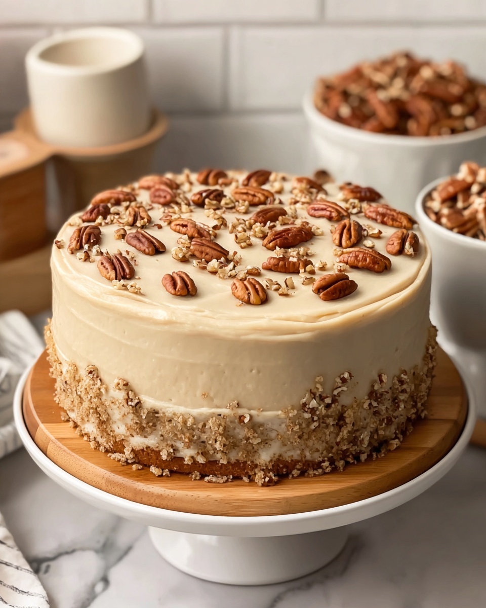 Butter Pecan Cake Recipe - Recipe Image