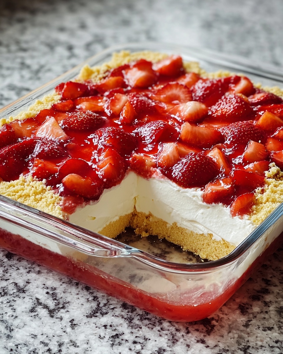 Strawberry Cheesecake Dump Cake Recipe - Recipe Image
