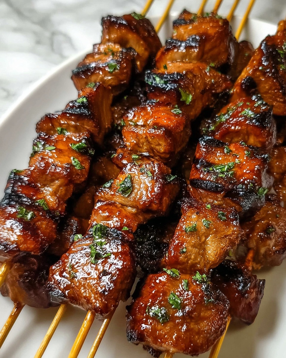 Grilled Thai Chicken Skewers with Peanut Sauce Recipe - Recipe Image