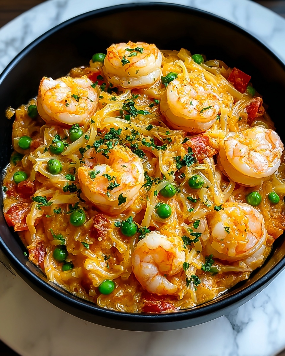 Creamy Garlic Shrimp Pasta Recipe - Recipe Image