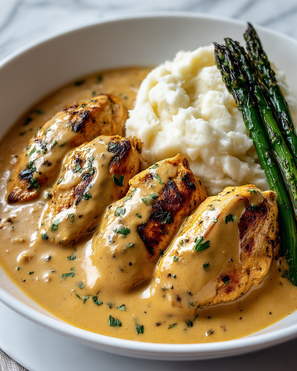 Creamy Garlic Chicken Recipe - Recipe Image