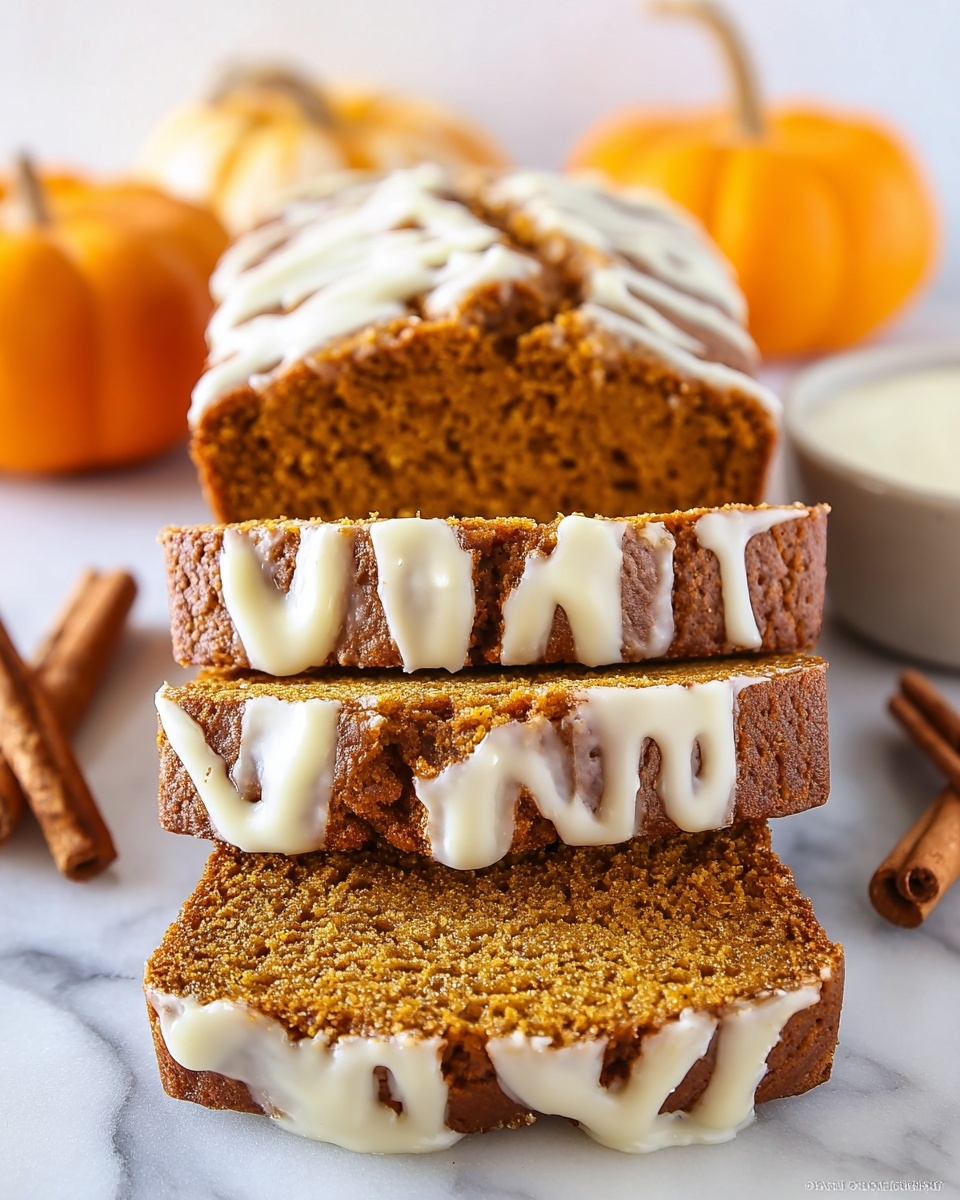 Cream Cheese-Filled Pumpkin Bread Recipe - Recipe Image