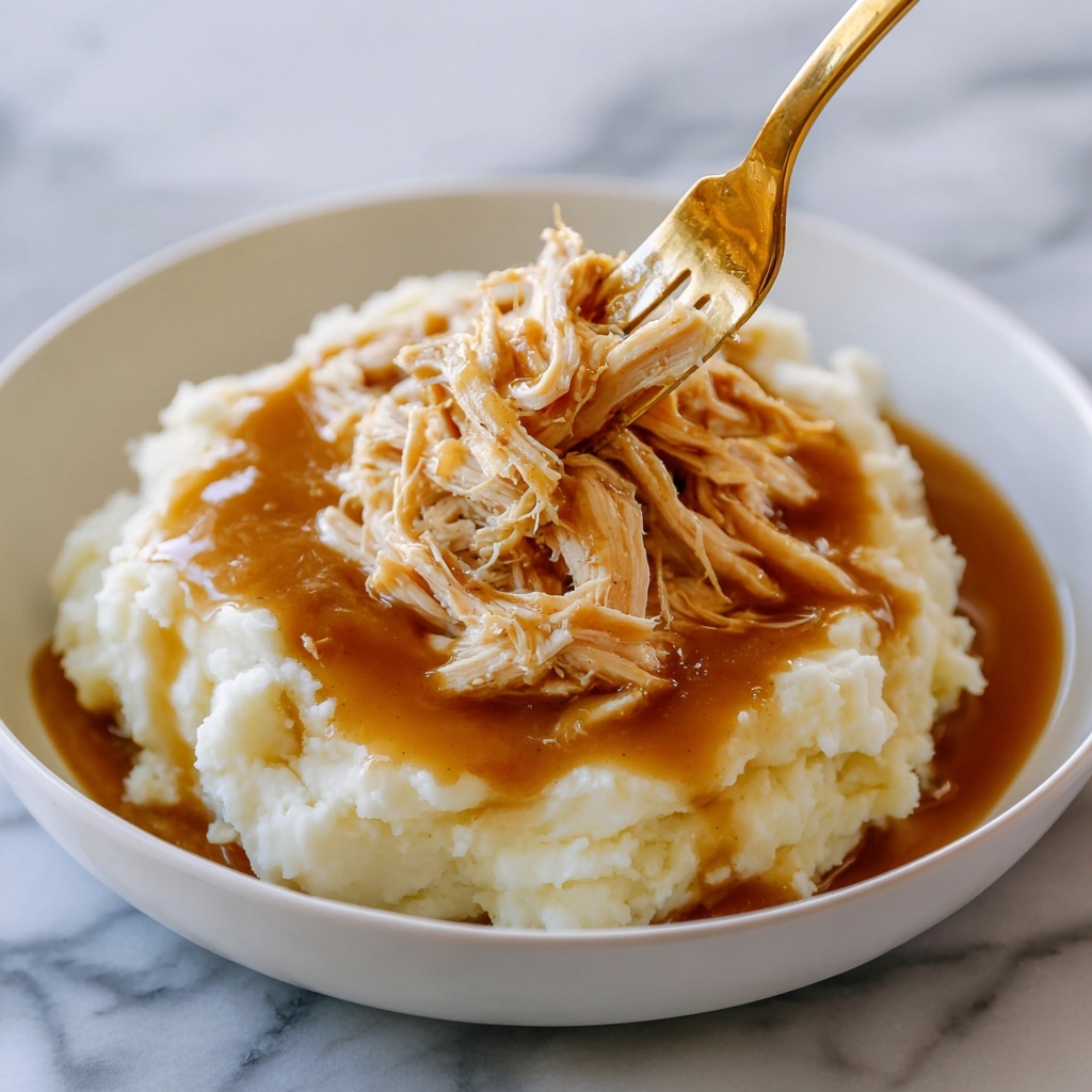 Crock Pot Chicken and Gravy Recipe - Recipe Image