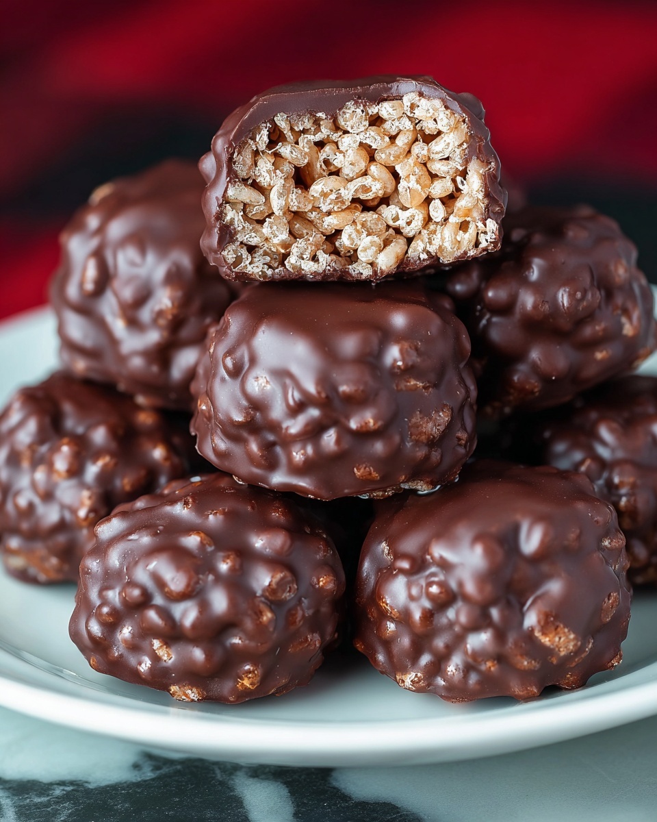 Chocolate Rice Krispie Balls Recipe - Recipe Image