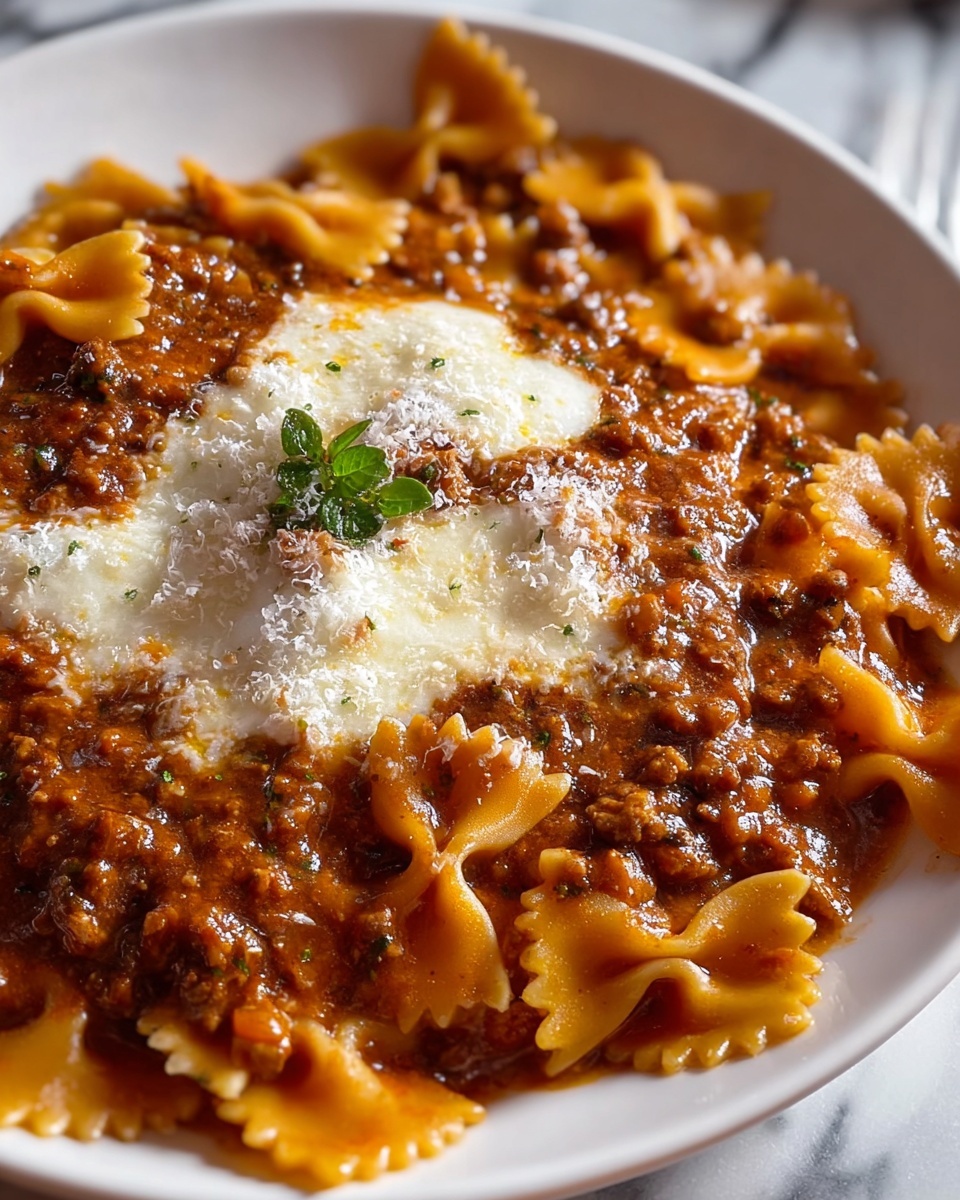 Easy Bow Tie Pasta Lasagna Recipe - Recipe Image