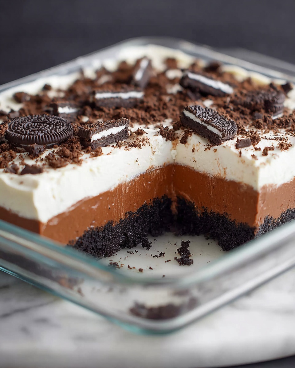 No Bake Heavenly Oreo Dessert Recipe - Recipe Image