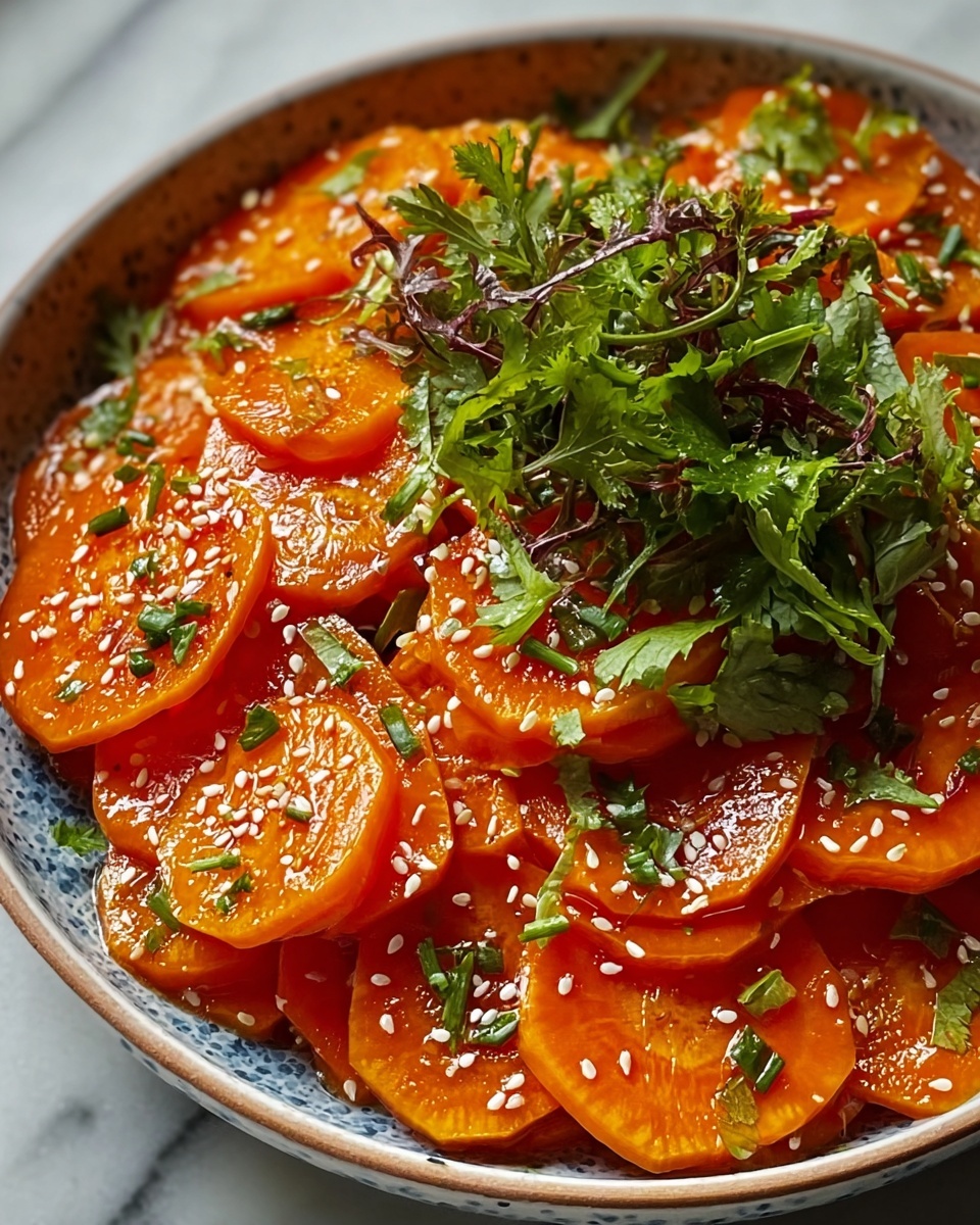 Spicy Korean Carrots Recipe - Recipe Image