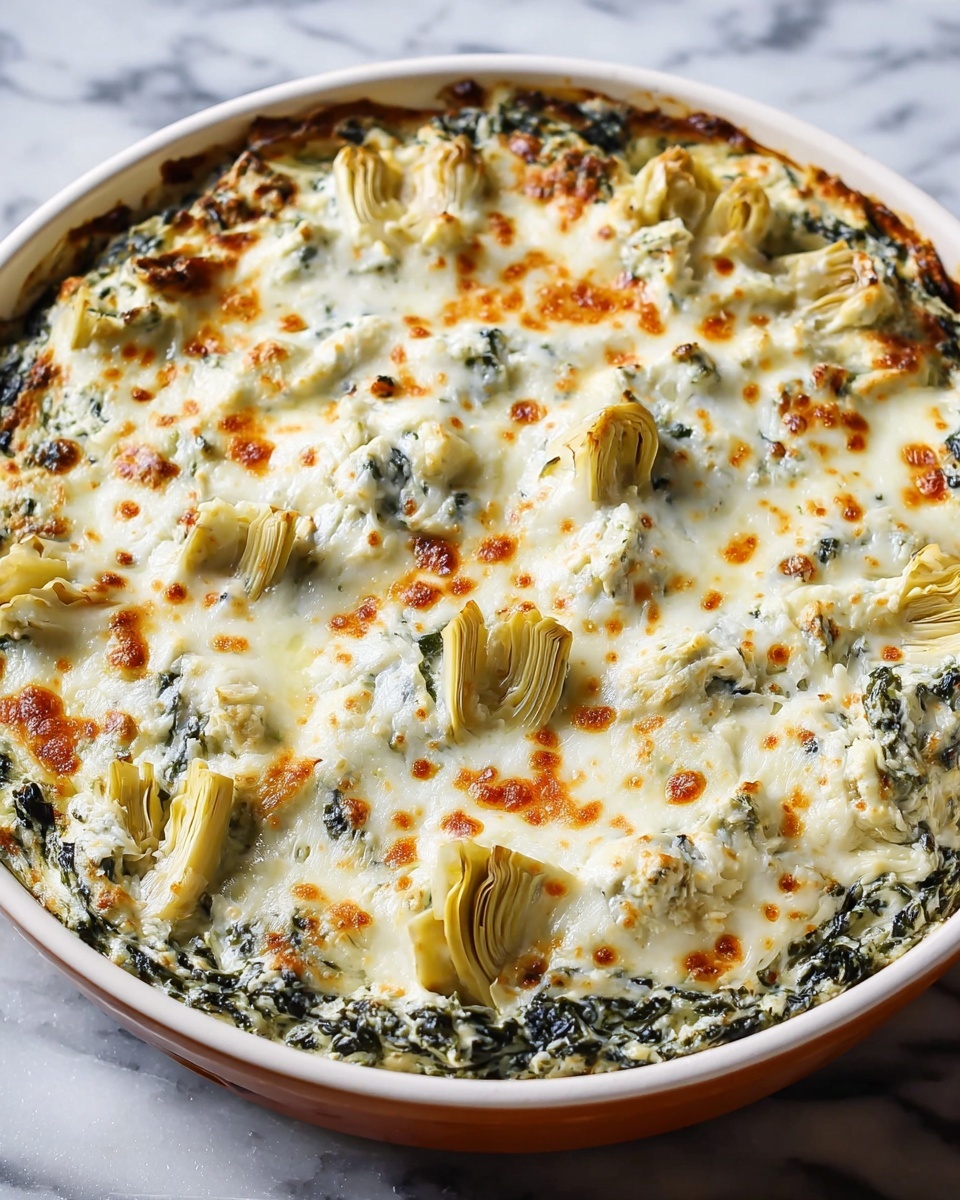 Spinach Artichoke Dip: A Creamy, Irresistible Party Favorite Recipe - Recipe Image