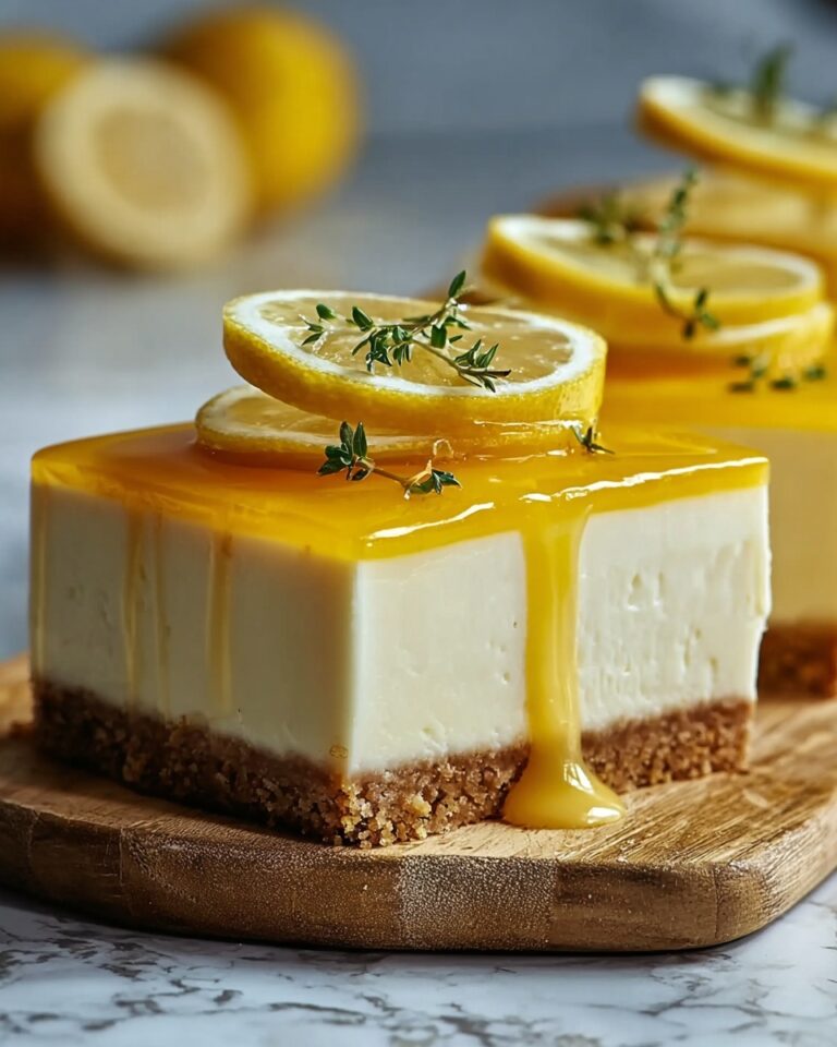 Lemon Cheesecake with Lemon Curd Recipe