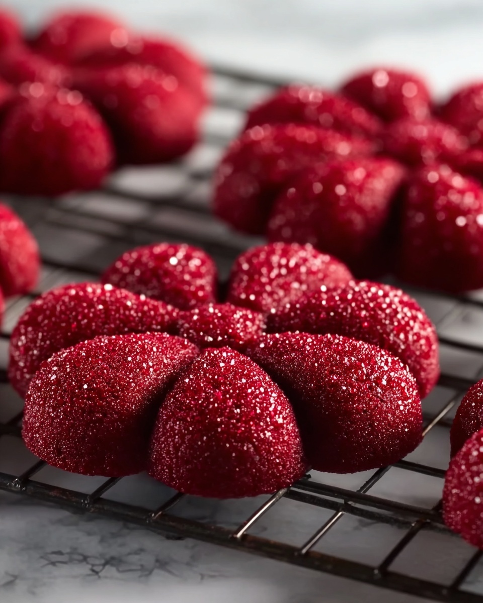 Red Velvet Spritz Cookies Recipe - Recipe Image