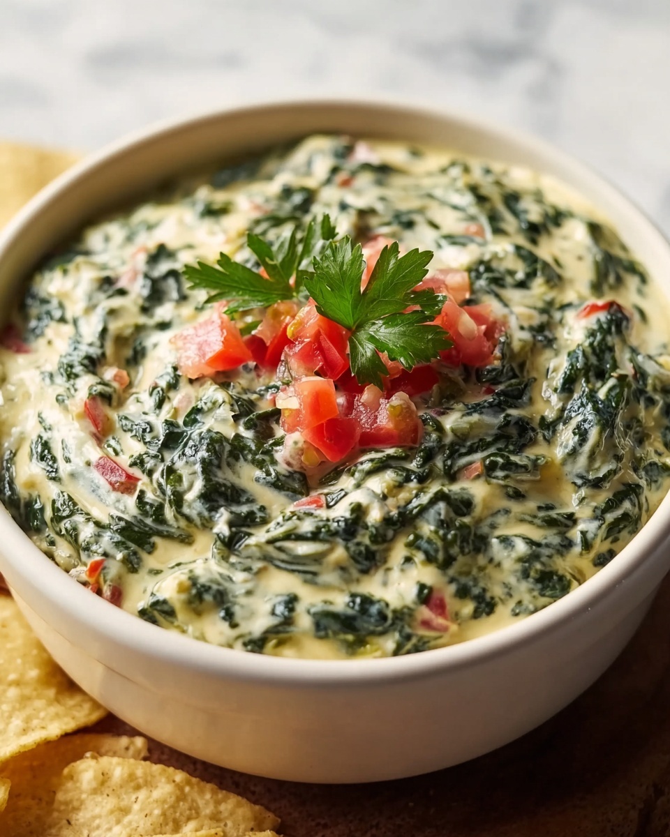 Creamy Spinach and Cheese Dip Recipe - Recipe Image