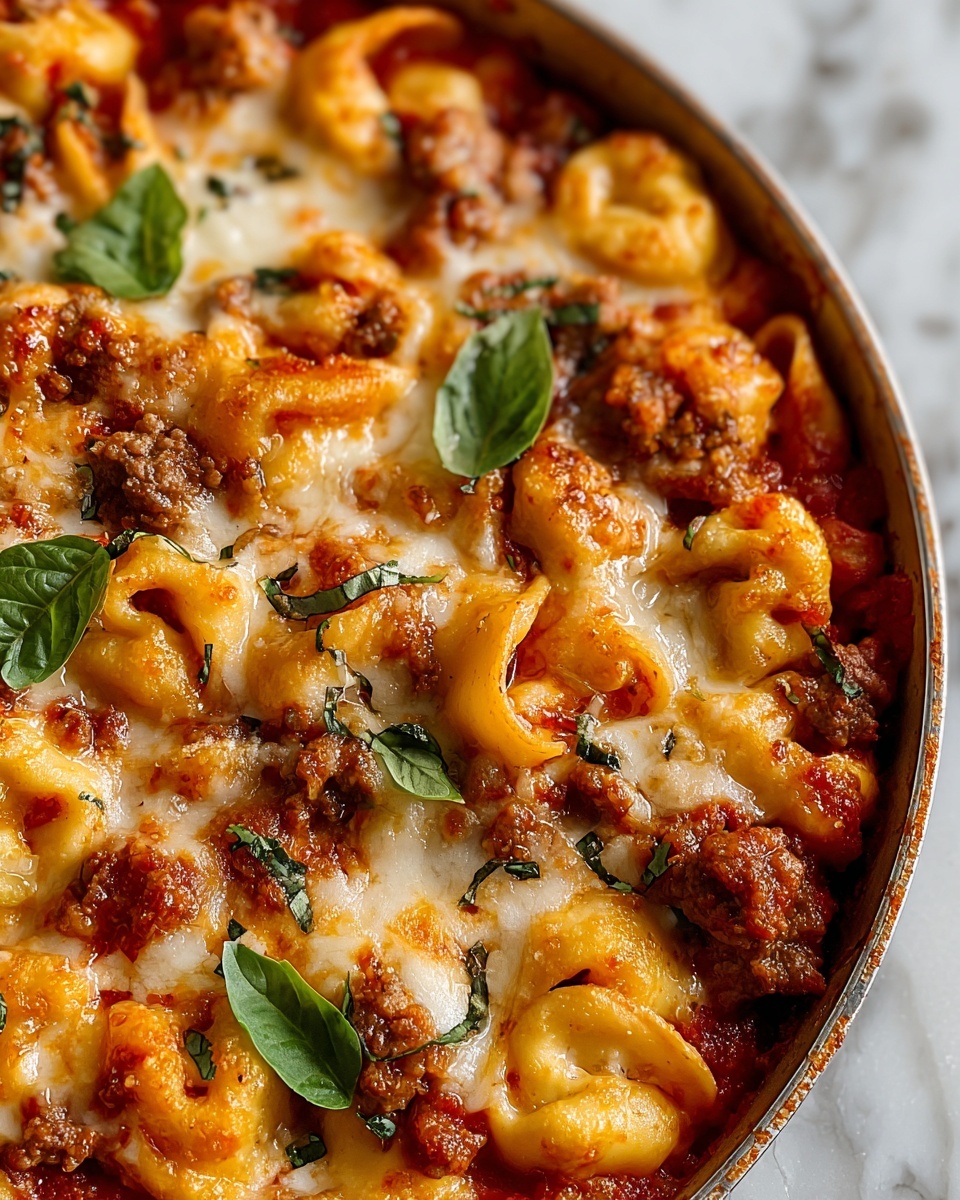 Meat Lovers Pizza Tortellini Recipe - Recipe Image