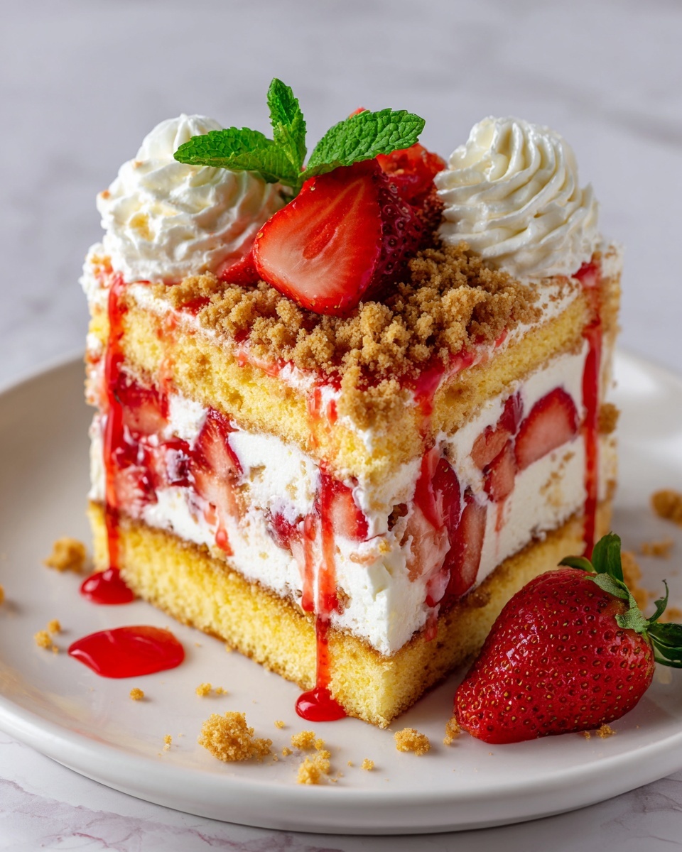Strawberry Shortcake Cheesecake: The Ultimate Dessert Recipe - Recipe Image