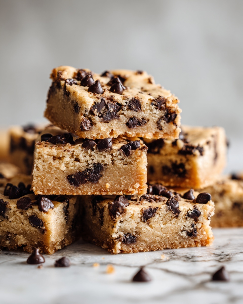 Peanut Butter Chocolate Chip Cookie Bars Recipe - Recipe Image