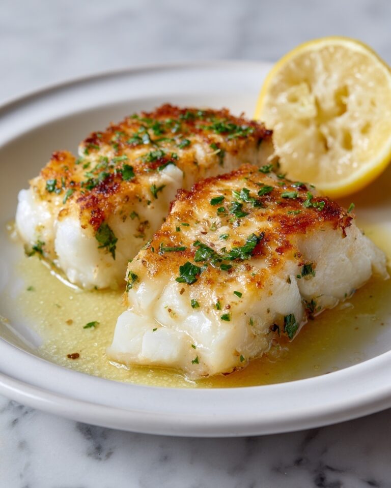 Lemon Butter Baked Cod Recipe
