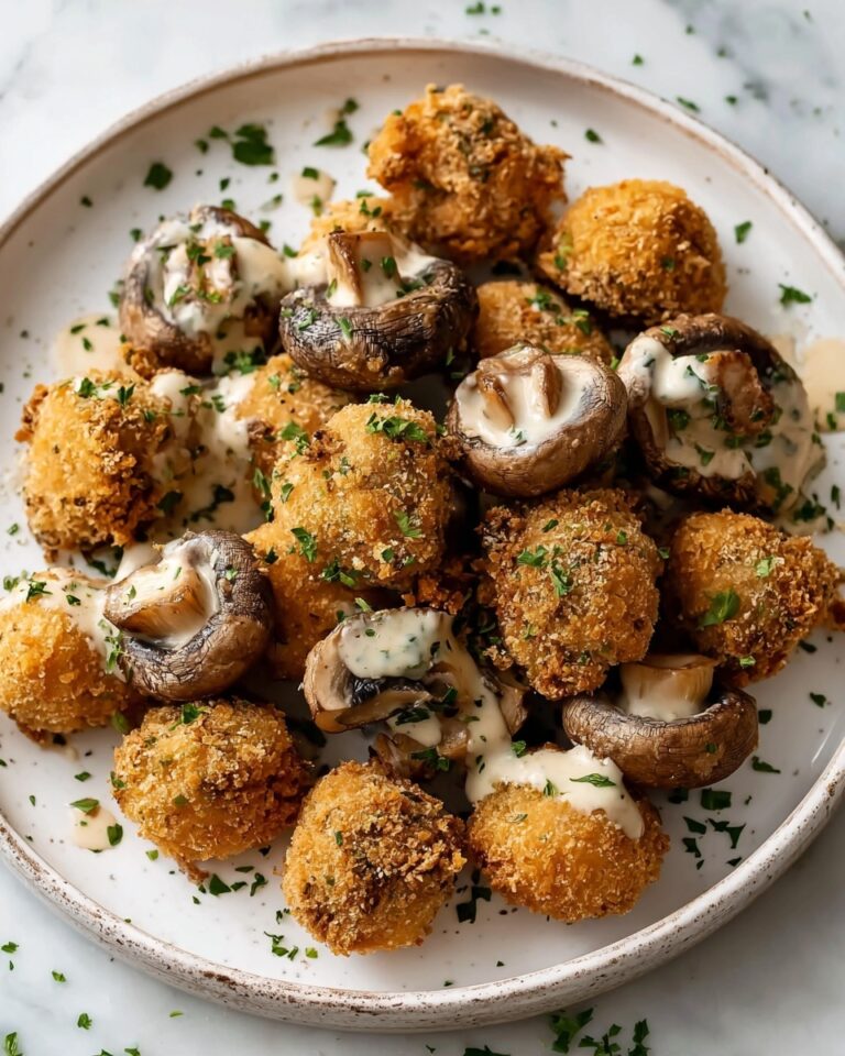 Crispy Garlic Mushroom Bites Recipe