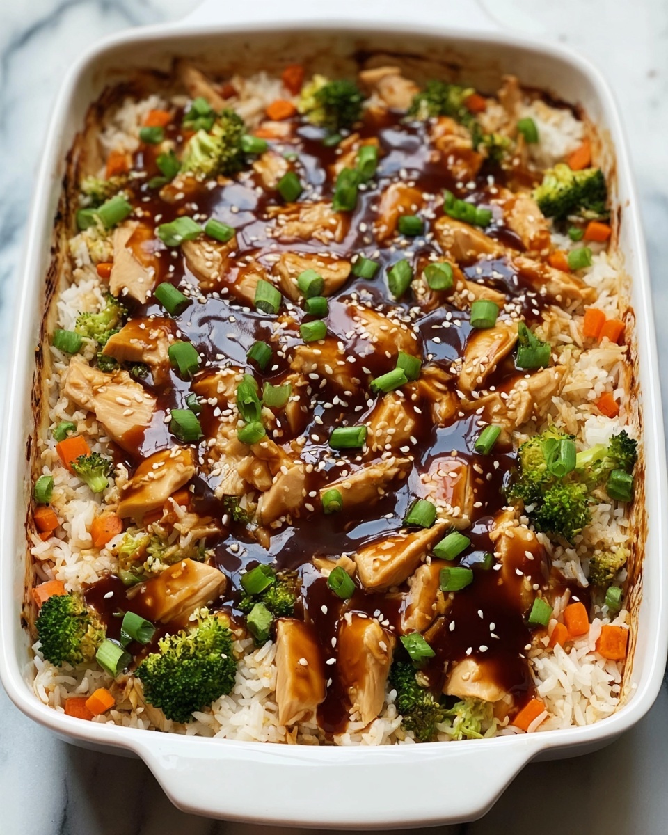 Teriyaki Chicken Casserole Recipe - Recipe Image