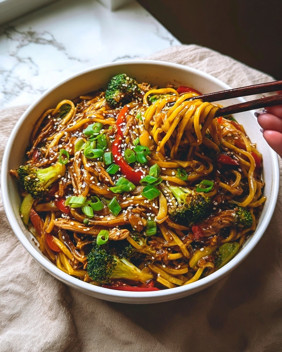 Chicken Teriyaki Noodles Recipe - Recipe Image