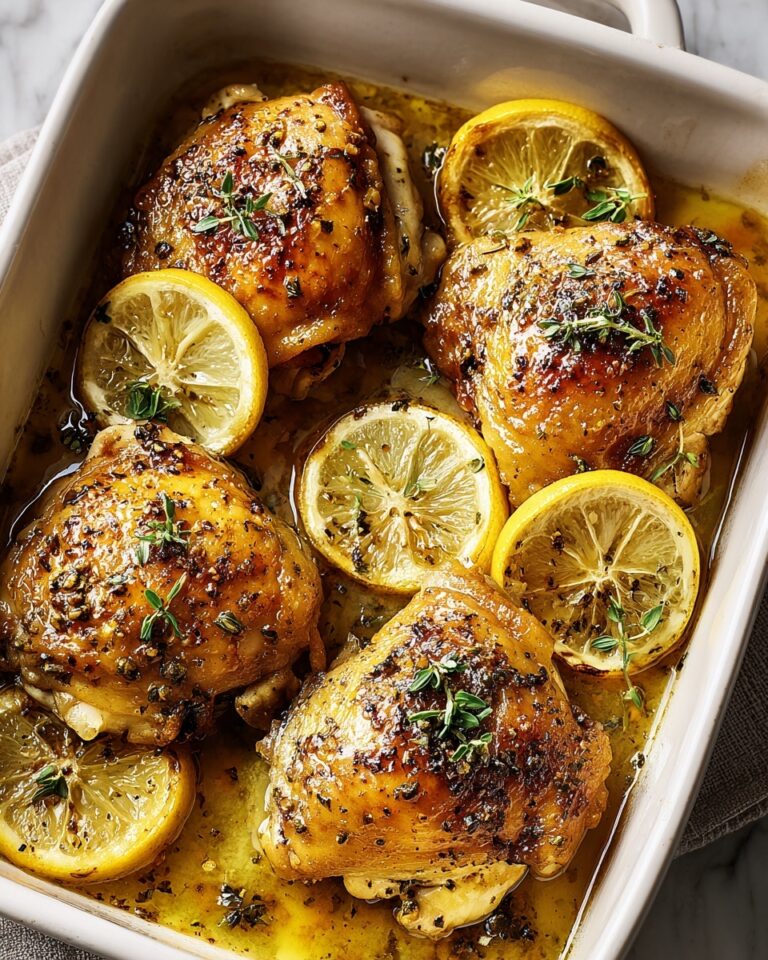 Greek Lemon Chicken Thighs Recipe