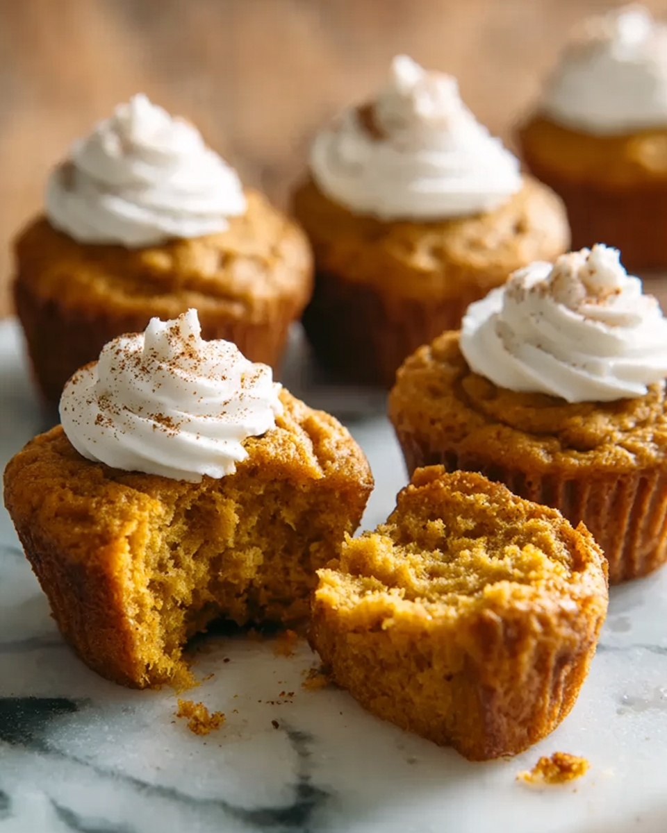 Pumpkin Pie Cupcakes Recipe - Recipe Image