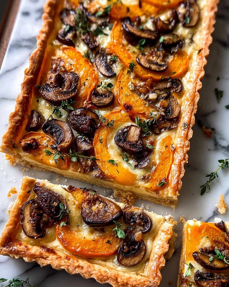 Butternut Squash & Mushroom Tart Recipe - Recipe Image
