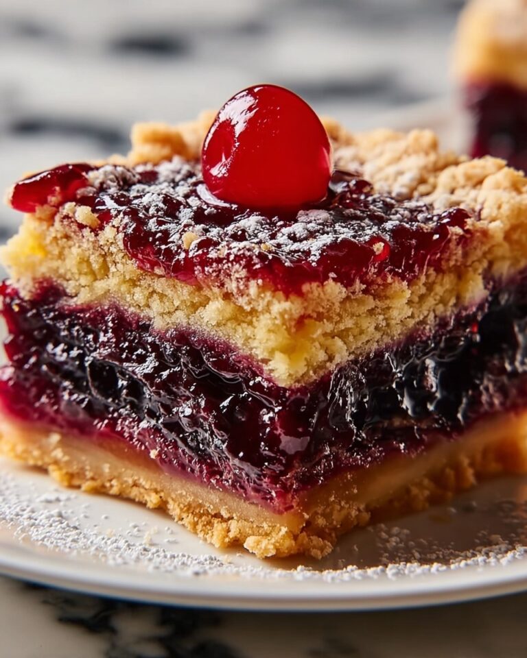 Sweet Cherry Pie Bars Recipe