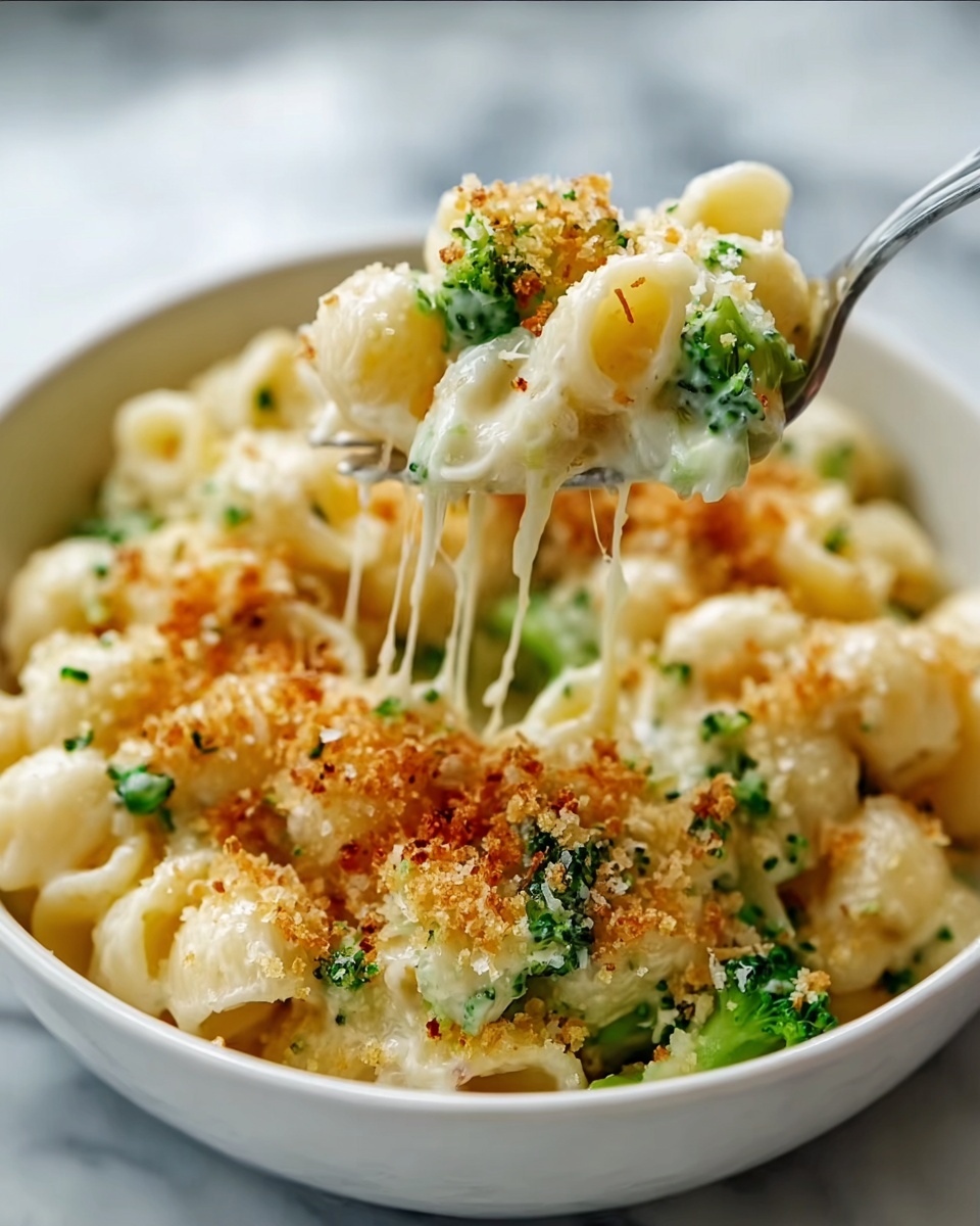 Creamy Broccoli Mac and Cheese Recipe - Recipe Image